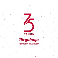 Indonesian Independence Day Background Template.