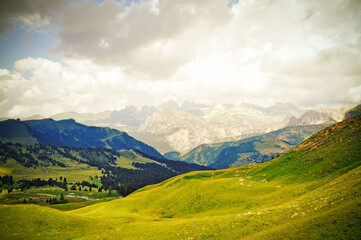 Tiroler Ausblick Landschaft in Tirol, Alpenland,Österreich