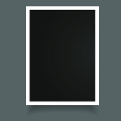 square photo frames on a bright background