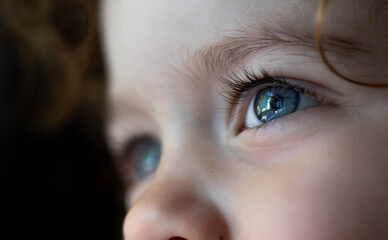 A child's eyes