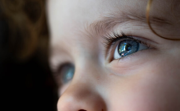 A child's eyes