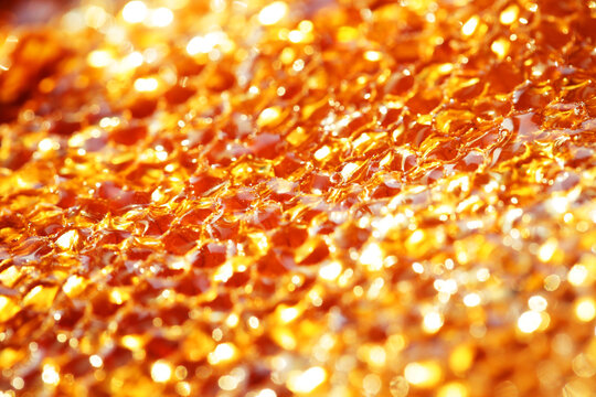 close up texture of honey bee propolis background