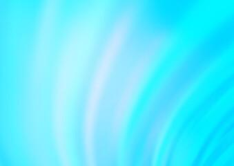 Light BLUE vector pattern with curved circles. Glitter abstract illustration with wry lines. A new texture for your  ad, booklets, leaflets.