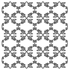 Obraz premium LUXURY DESIGN ORNAMENTS GEOMETRIC AZTECS PATTERN