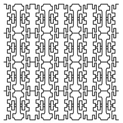 LUXURY DESIGN ORNAMENTS GEOMETRIC AZTECS PATTERN