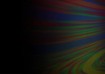 Dark Green vector blurred shine abstract pattern. An elegant bright illustration with gradient. The template for backgrounds of cell phones.