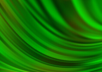 Light Green vector template with lines, ovals. Creative geometric illustration in marble style with gradient. Marble style for your business design.