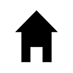Fototapeta premium Home icon. Home Icon in trendy flat style vector illustration, home button symbol / icon for your web site design, logo, app, UI.