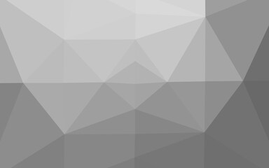 Light Silver, Gray vector blurry triangle texture. Colorful abstract illustration with gradient. New texture for your design.