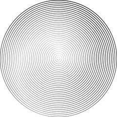 Lines in Circle Form . Spiral Vector Illustration .Technology round. Wave Logo . Design element . Abstract Geometric shape .