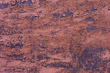 rust on metal texture abstraction, with paint elements. pattern blank, copy space