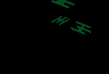 Dark Green vector template with repeated sticks.