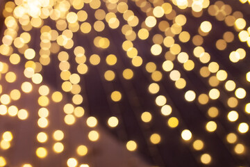 Abstract bokeh night in city background.