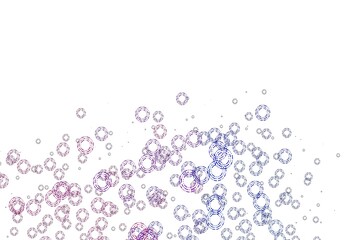 Light Pink, Blue vector layout with circle shapes.
