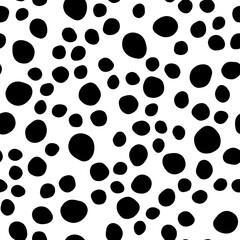 Light Pink vector seamless template with spots. Colorful illustration with blurred circles in nature style. Design for textile, fabric, wallpapers.