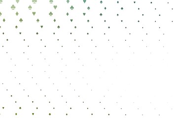 Light Green vector layout with elements of cards.