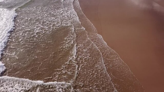 Drone shots of this perfect beach on the gold coast in Australia close to Surfers Paradise