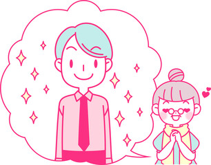 理想の男性について語る女性