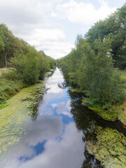 The Oranjekanaal canal in Drenthe, The Netherlands