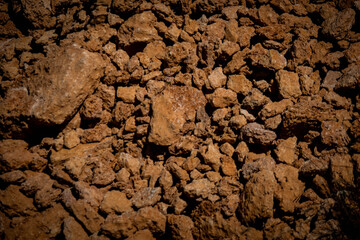 texture of orange stones
