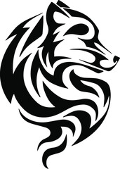 tribal fox head tattoos animal illustration design nature tattoos ink digital art