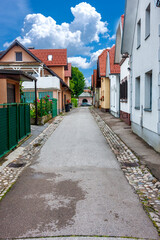 narrow street in the old town
