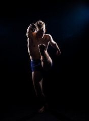Young dancer posing