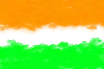 Indian tricolor abstract background for Independence day & Republic day