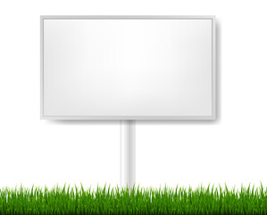 Fototapeta premium Outdoor Advertising Display With White Background With Gradient Mesh, Vector Illustration