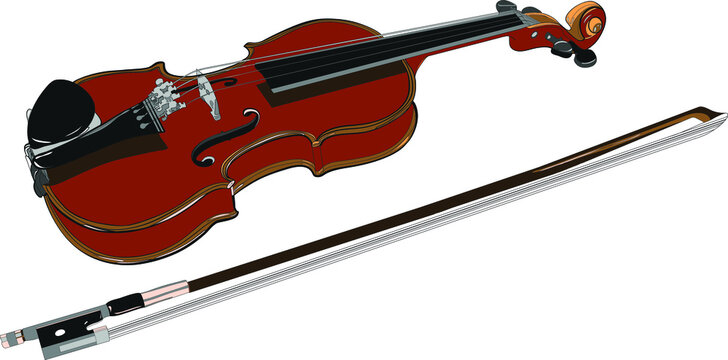 violin with bow