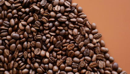 coffee bean on wood background