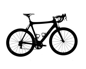 Silhueta de diversos modelos de bicicleta 