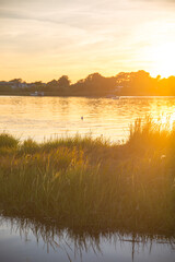 Sunset UK Christchurch Harbour