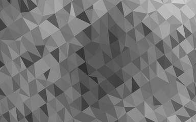 Fototapeta premium Light Silver, Gray vector abstract polygonal cover. Shining colored illustration in a Brand new style. Completely new design for your business.