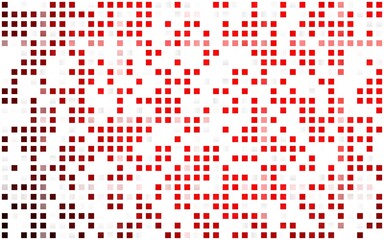 Fototapeta na wymiar Light Red vector seamless pattern in square style. Glitter abstract illustration with rectangular shapes. Pattern for design of window blinds, curtains.
