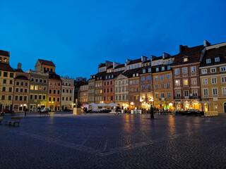Warsaw old town square