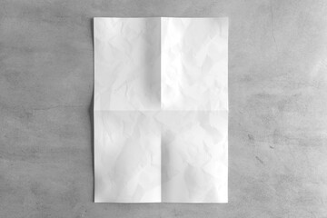 A4 paper sheet mockup