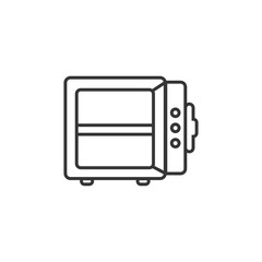 Opened safe vector icon