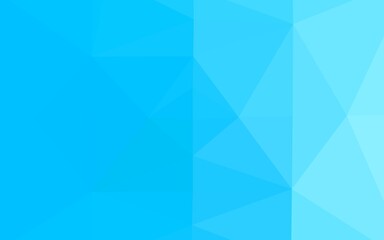Light BLUE vector polygon abstract background. Colorful abstract illustration with gradient. Brand new style for your business design.