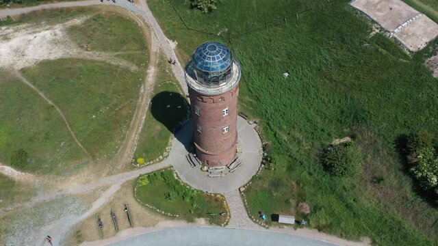Lighthouse of Kap Arcona at the island Rugen in Germany