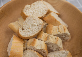 slices of white bread