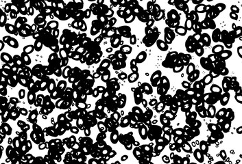Black and white vector texture with disks.
