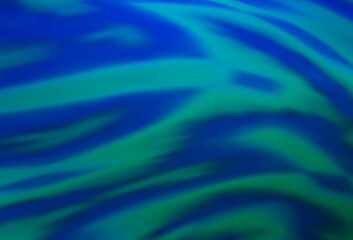 Light BLUE vector blurred bright pattern.