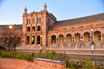 Plaza de Espana in Seville, Spain