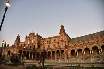 Fototapeta premium Plaza de Espana in Seville, Spain