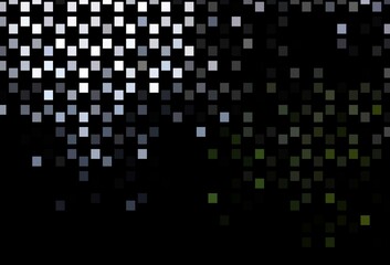 Dark Green vector layout with rectangles, squares.