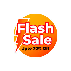 Flash Sale Super Shopping Deals Label Vector