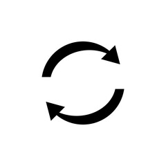 Rotation Arrow Icon Vector Illustration