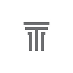 Column Logo Template vector symbol