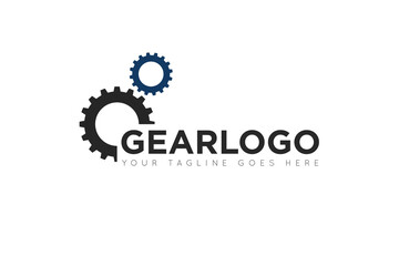 Fototapeta premium modern gear service logo, icon, symbol, vector illustration